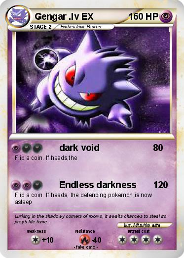Pokemon Gengar .lv EX