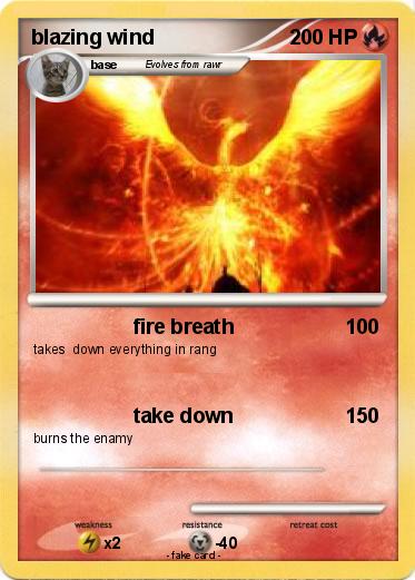 Pokemon blazing wind