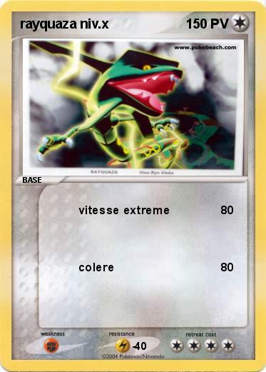 Pokemon rayquaza niv.x