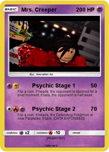 Pokemon Mrs. Creeper