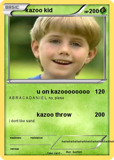 Pokemon kazoo kid