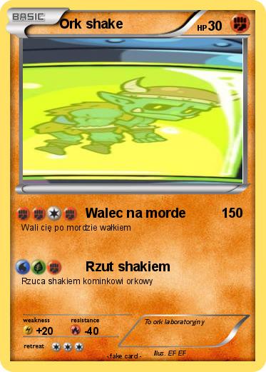 Pokemon Ork shake