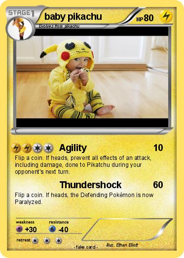 Pokemon baby pikachu