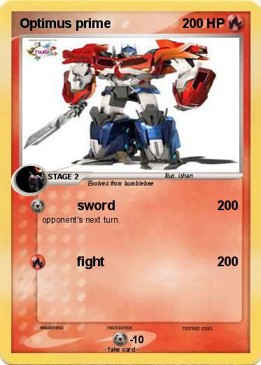 Pokemon Optimus prime