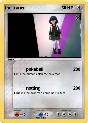 Pokemon the traner