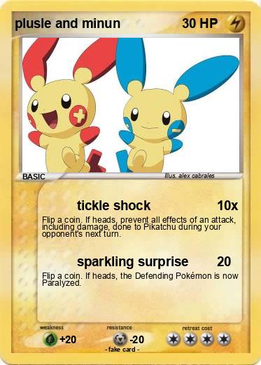 Pokemon plusle and minun