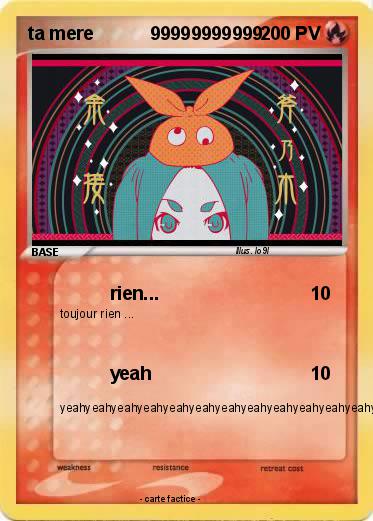 Pokemon ta mere           99999999999