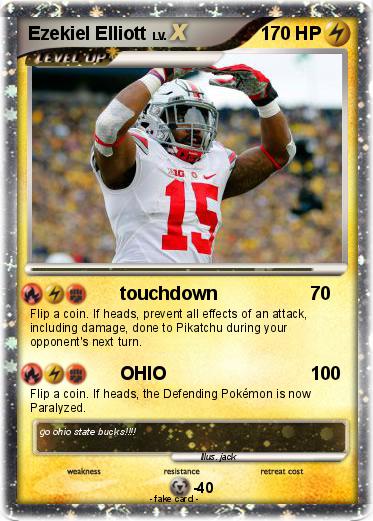 Pokemon Ezekiel Elliott