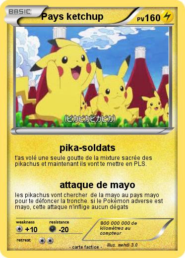 Pokemon Pays ketchup