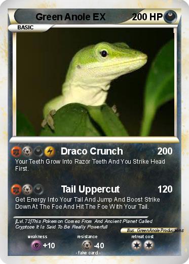 Pokemon Green Anole EX
