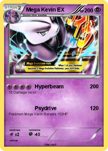 Pokemon Mega Kevin EX