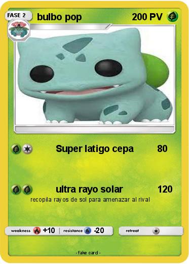 Pokemon bulbo pop
