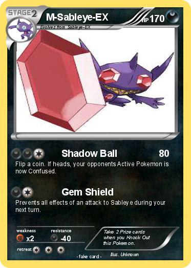 Pokemon M-Sableye-EX