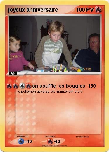 Pokemon joyeux anniversaire
