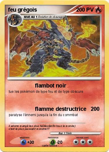 Pokemon feu grégois