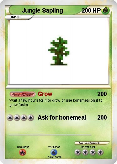 Pokemon Jungle Sapling