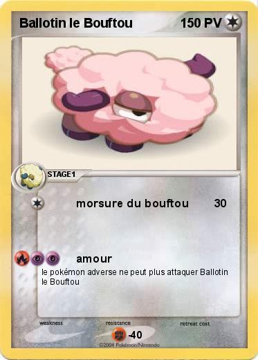 Pokemon Ballotin le Bouftou