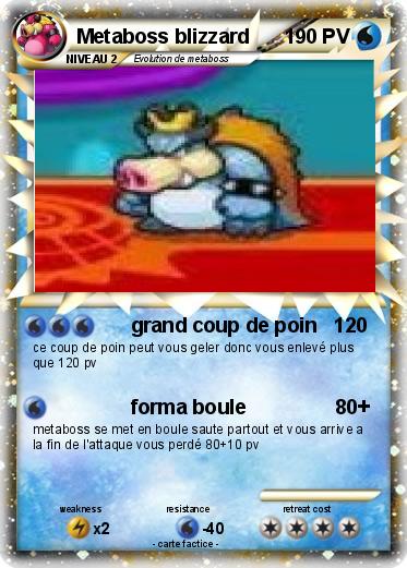 Pokemon Metaboss blizzard