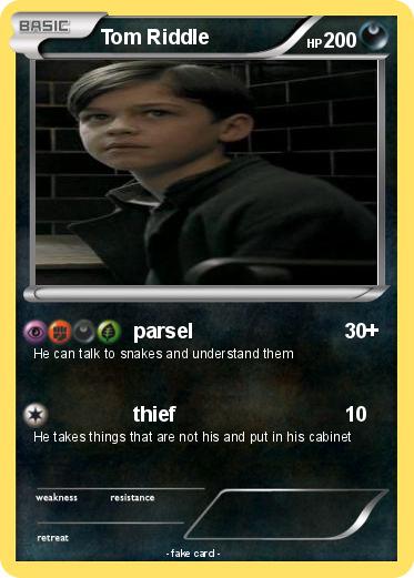 Pokemon Tom Riddle