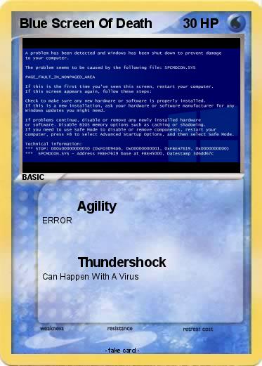 Pokemon Blue Screen Of Death