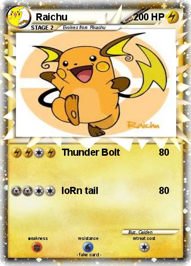 Pokemon Raichu