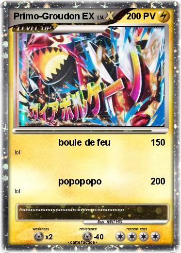 Pokemon Primo-Groudon EX
