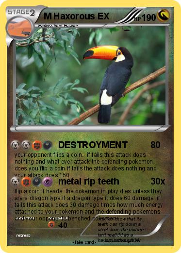 Pokemon M Haxorous EX