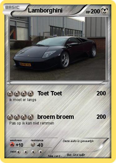 Pokemon Lamborghini