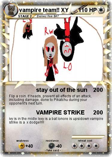 Pokemon vampire team!! XY