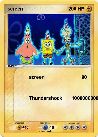 Pokemon screen