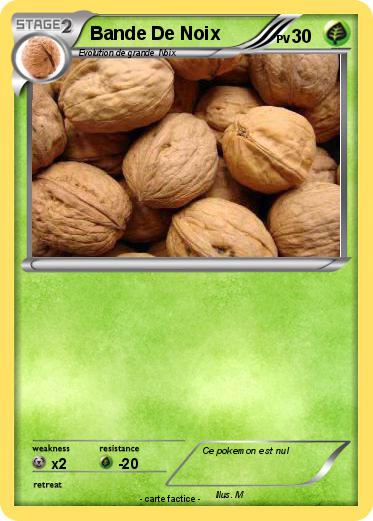 Pokemon Bande De Noix