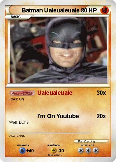 Pokemon Batman Ualeualeuale