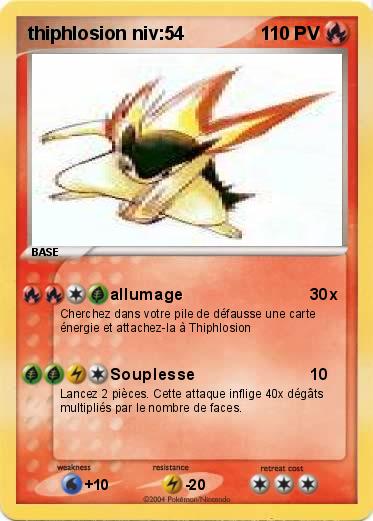 Pokemon thiphlosion niv:54