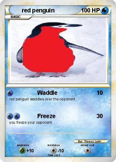 Pokemon red penguin