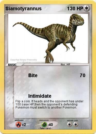 Pokemon Siamotyrannus