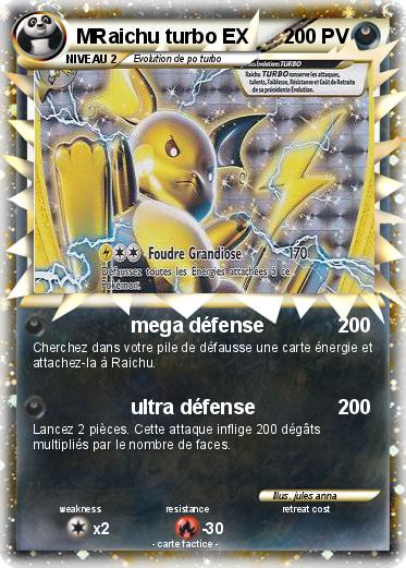 Pokemon MRaichu turbo EX