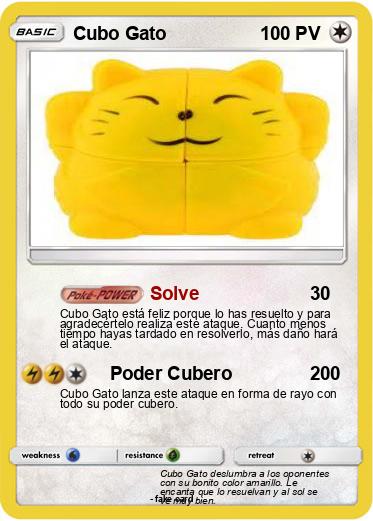Pokemon Cubo Gato