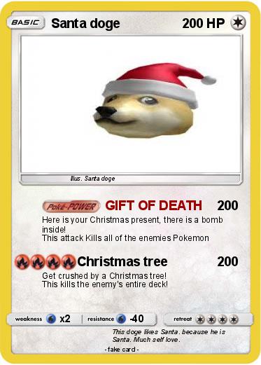 Pokemon Santa doge