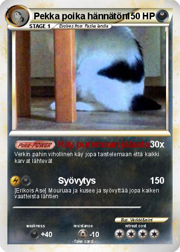 Pokemon Pekka poika hännätön