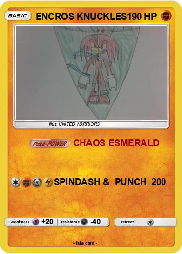 Pokemon ENCROS KNUCKLES