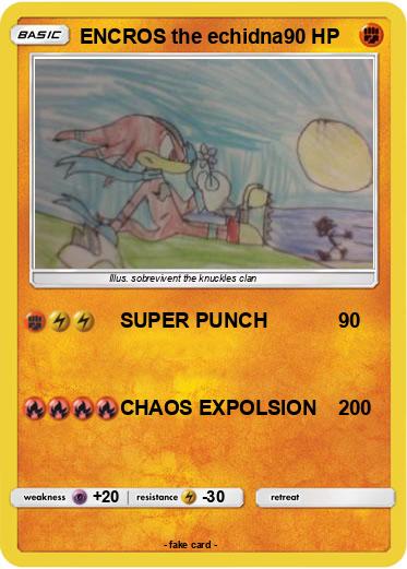 Pokemon ENCROS the echidna