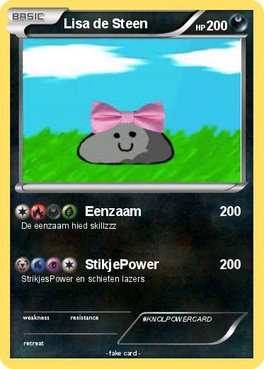 Pokemon Lisa de Steen