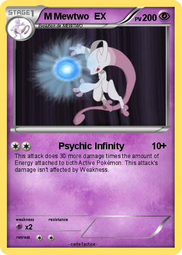 Pokemon M Mewtwo  EX