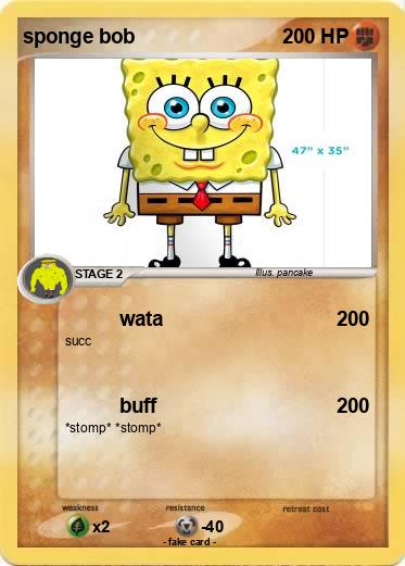 Pokemon sponge bob