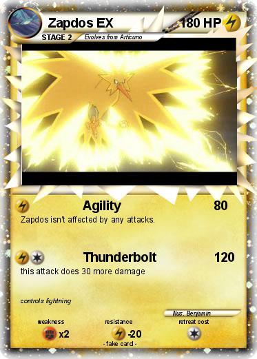 Pokemon Zapdos EX
