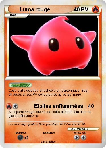 Pokemon Luma rouge