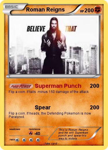 Pokemon Roman Reigns