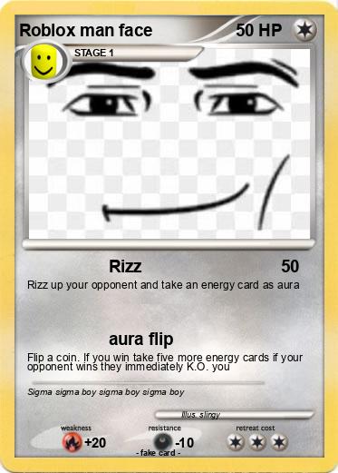 Pokemon Roblox man face