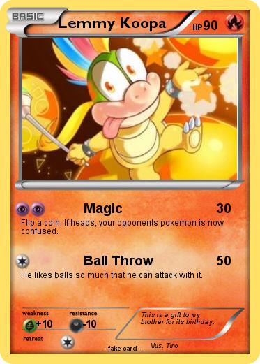 Pokemon Lemmy Koopa