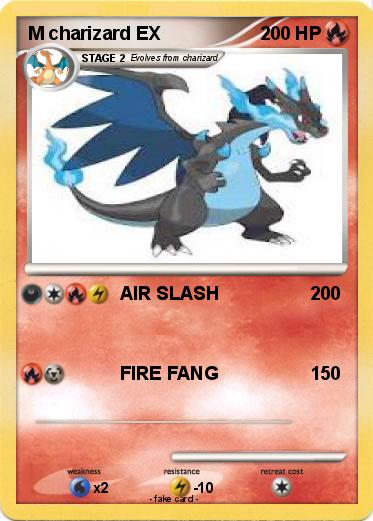 Pokemon M charizard EX